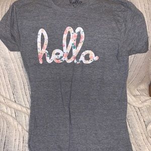 Hella Floral grey shirt